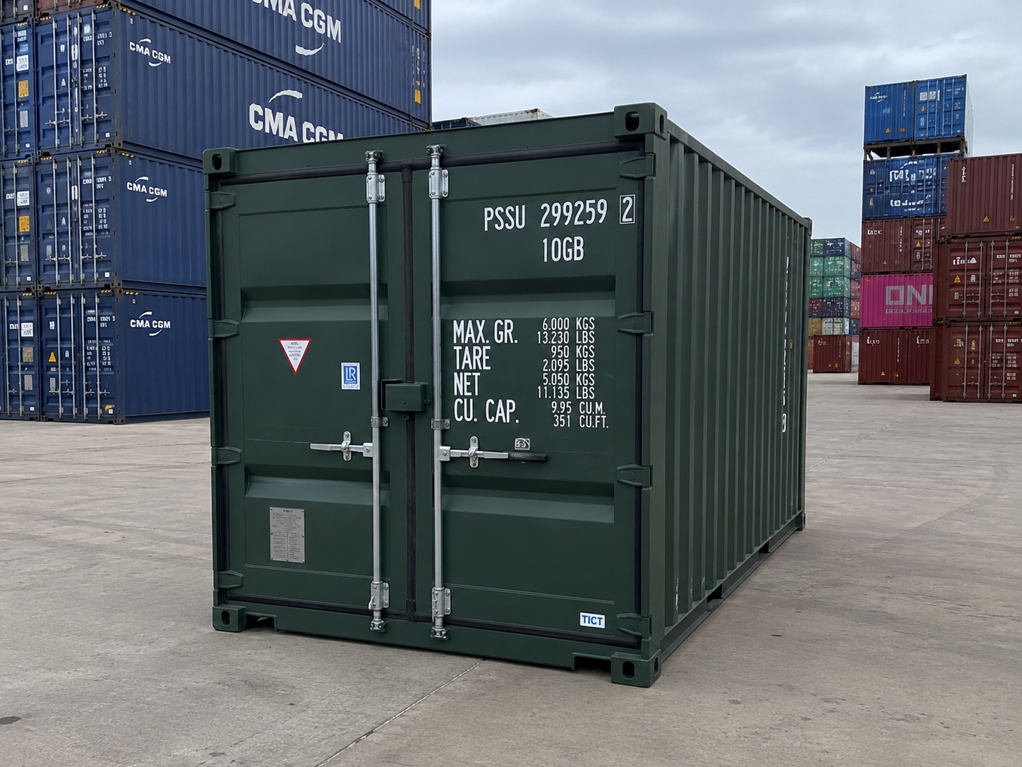 10ft shipping container